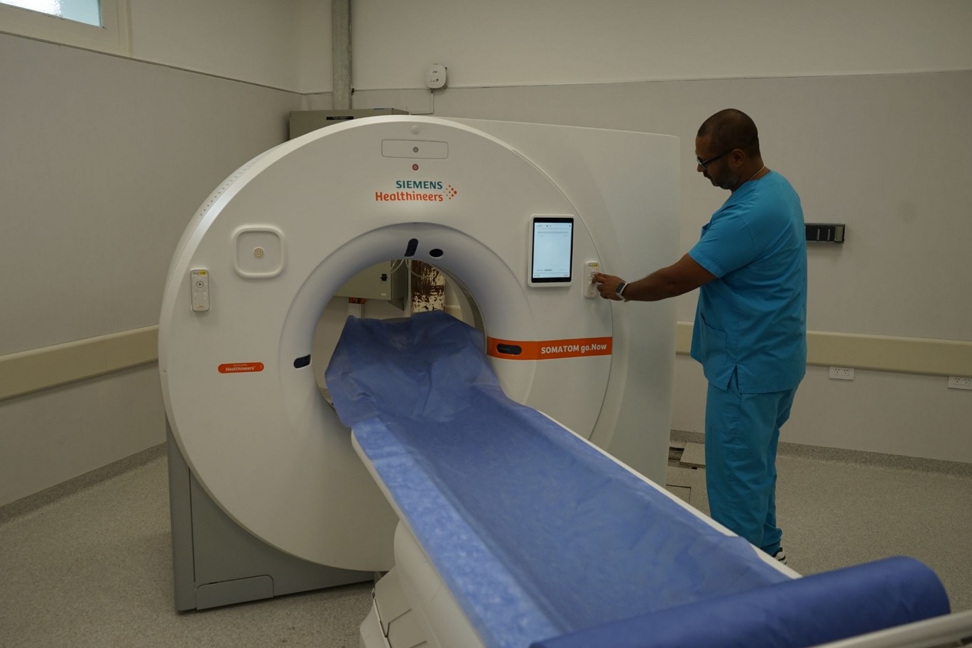 Nuevo tomógrafo Hospital Muñiz