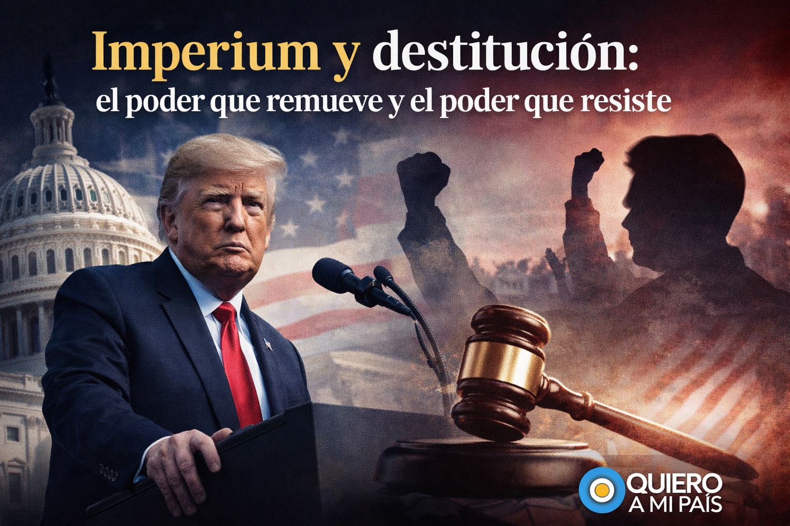 Destitución de Trump y poder político en Estados Unidos
