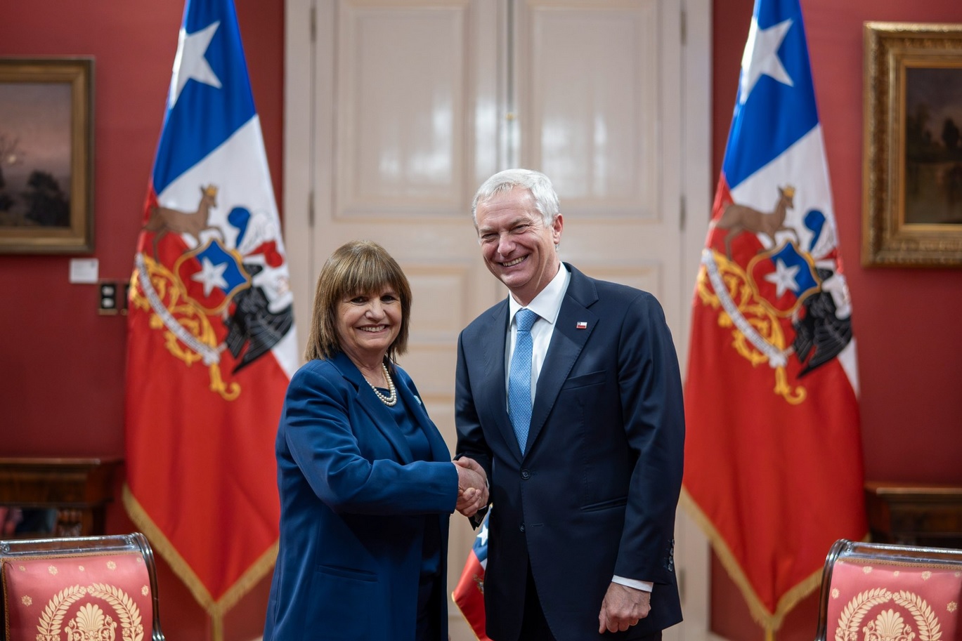 Bullrich y Kast en Chile