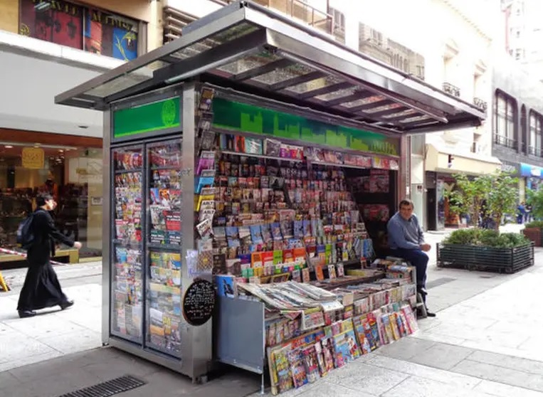 puestos de diarios de la ciudad