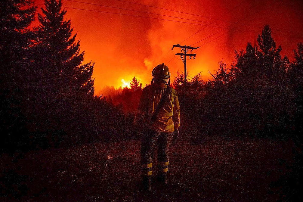 Incendios forestales en la Patagonia