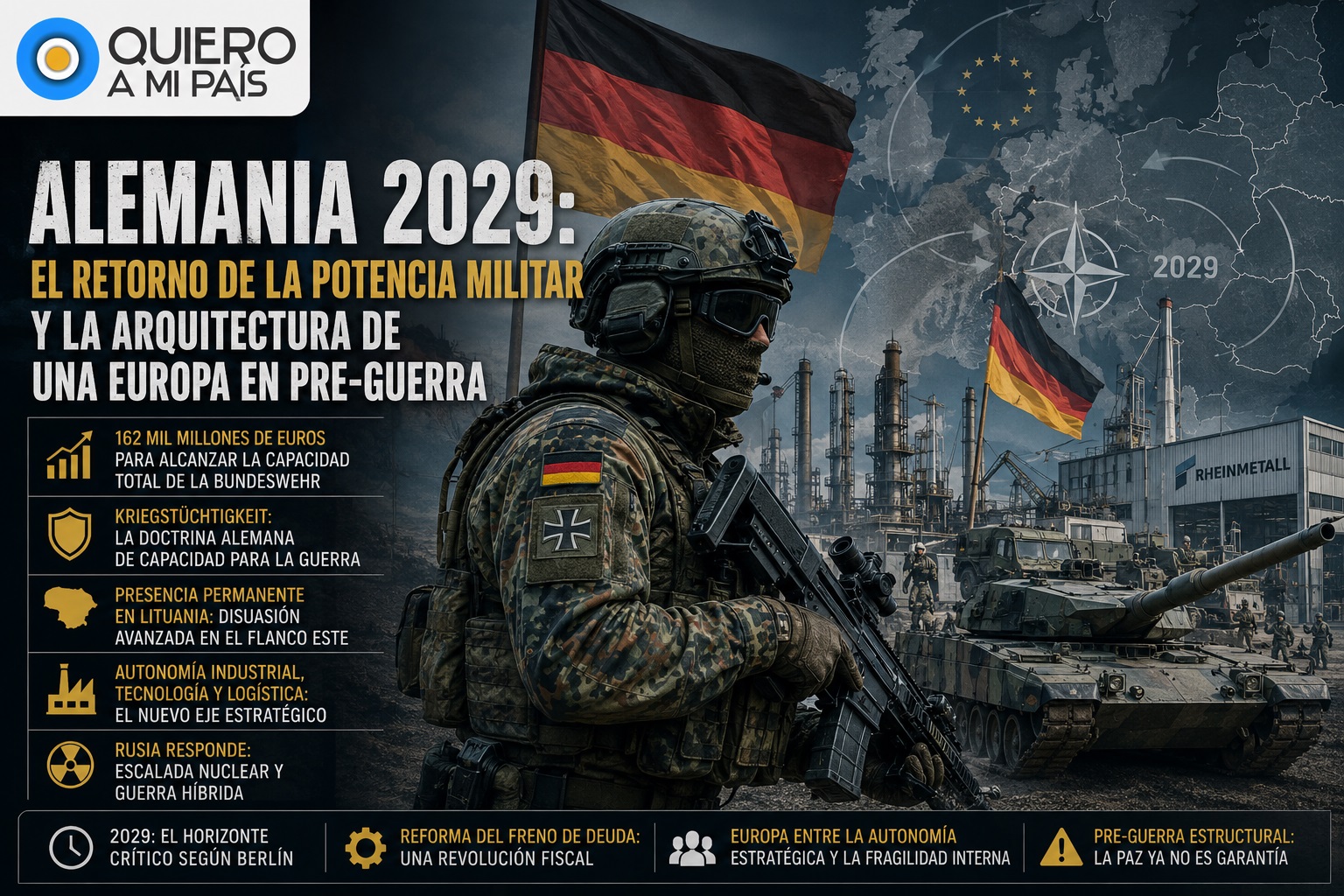 Alemania 2029 rearme militar