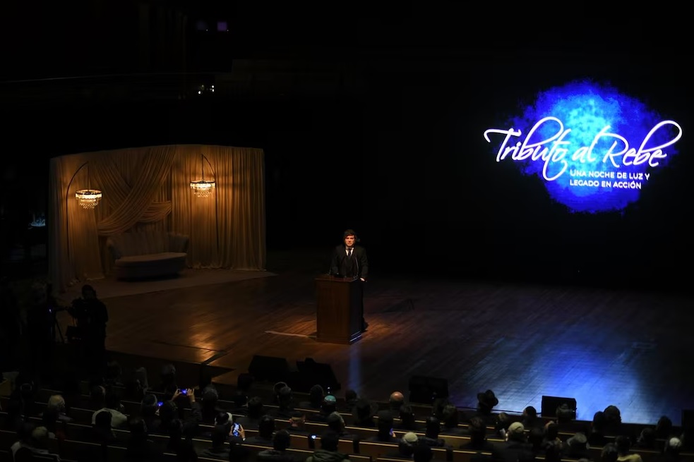Javier Milei Rebe de Lubavitch