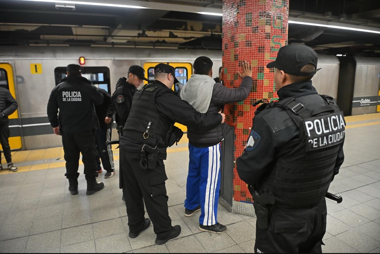 Megaoperativo de seguridad en Ciudad de Buenos Aires
