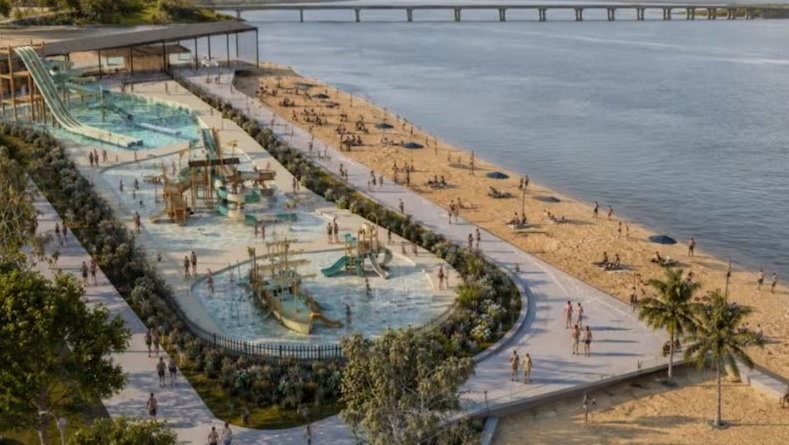 parque acuático público en Rosario