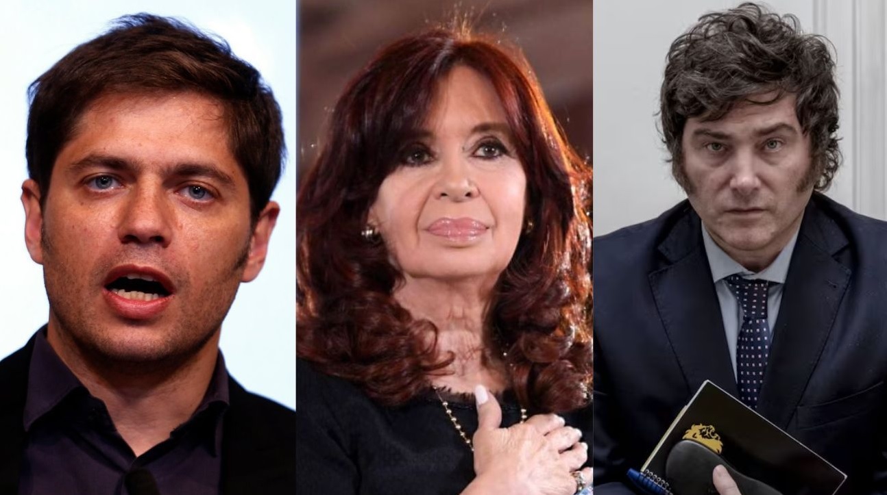 Encuesta Milei Cristina Kirchner Kicillof