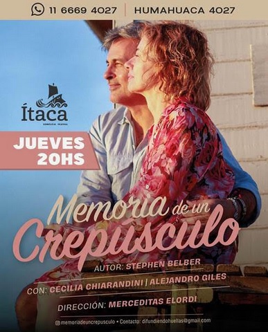 Memoria de un crepúsculo teatro
