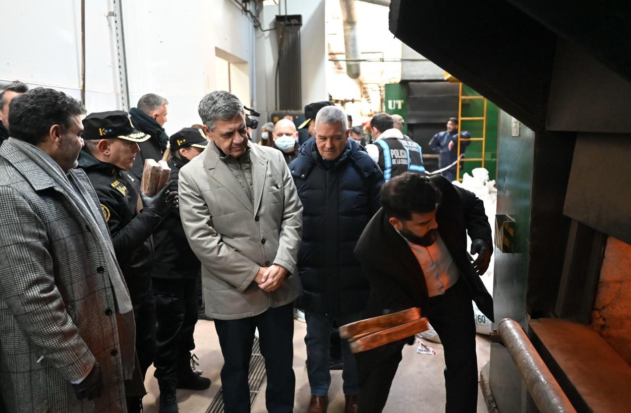 quema de droga en CABA