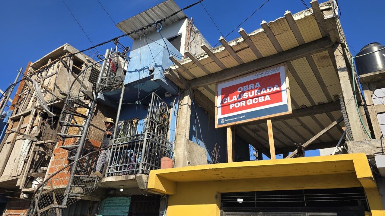 Construcciones clandestinas en la Villa 31