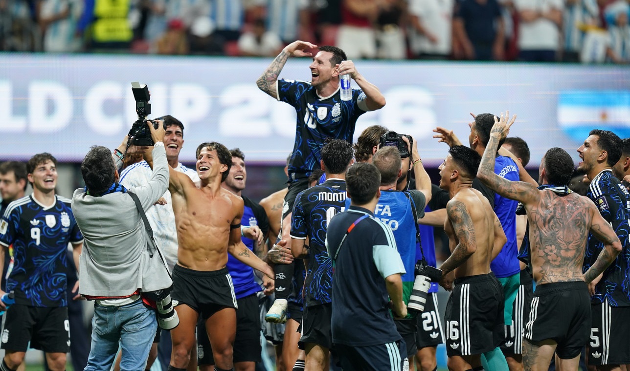 Regreso de la Selección Argentina