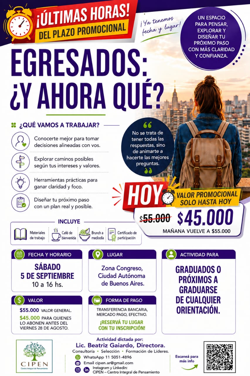 Seminario taller egresados CIPEN