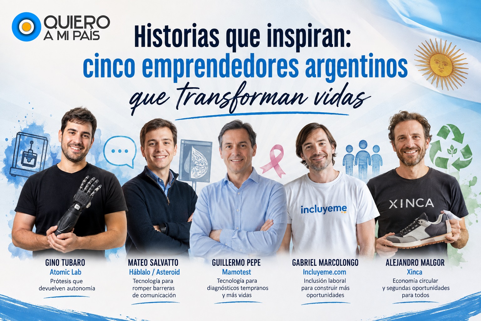emprendedores argentinos que transforman vidas