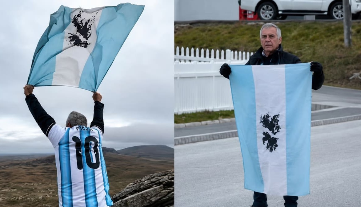 excombatiente vuelve a las Islas Malvinas