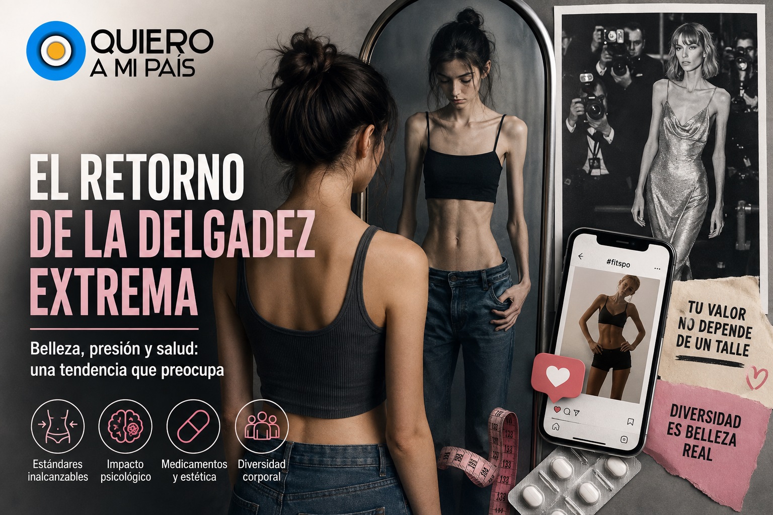 delgadez extrema en Hollywood