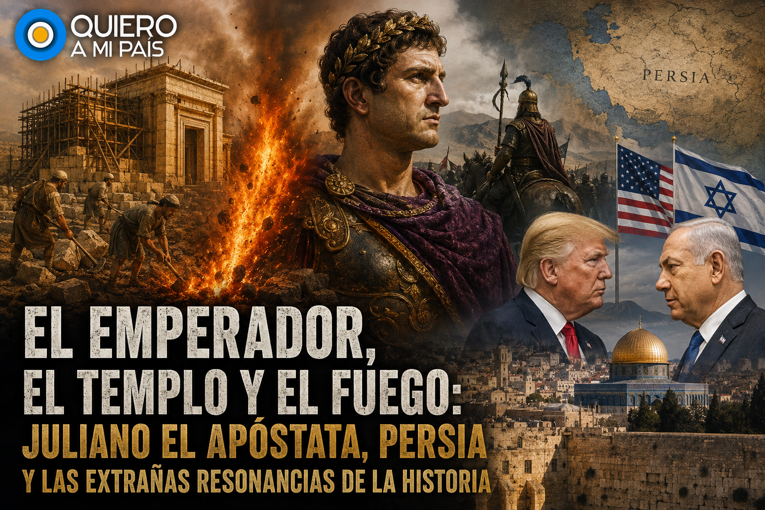 Juliano el Apóstata, Persia y la reconstrucción del Templo de Jerusalén