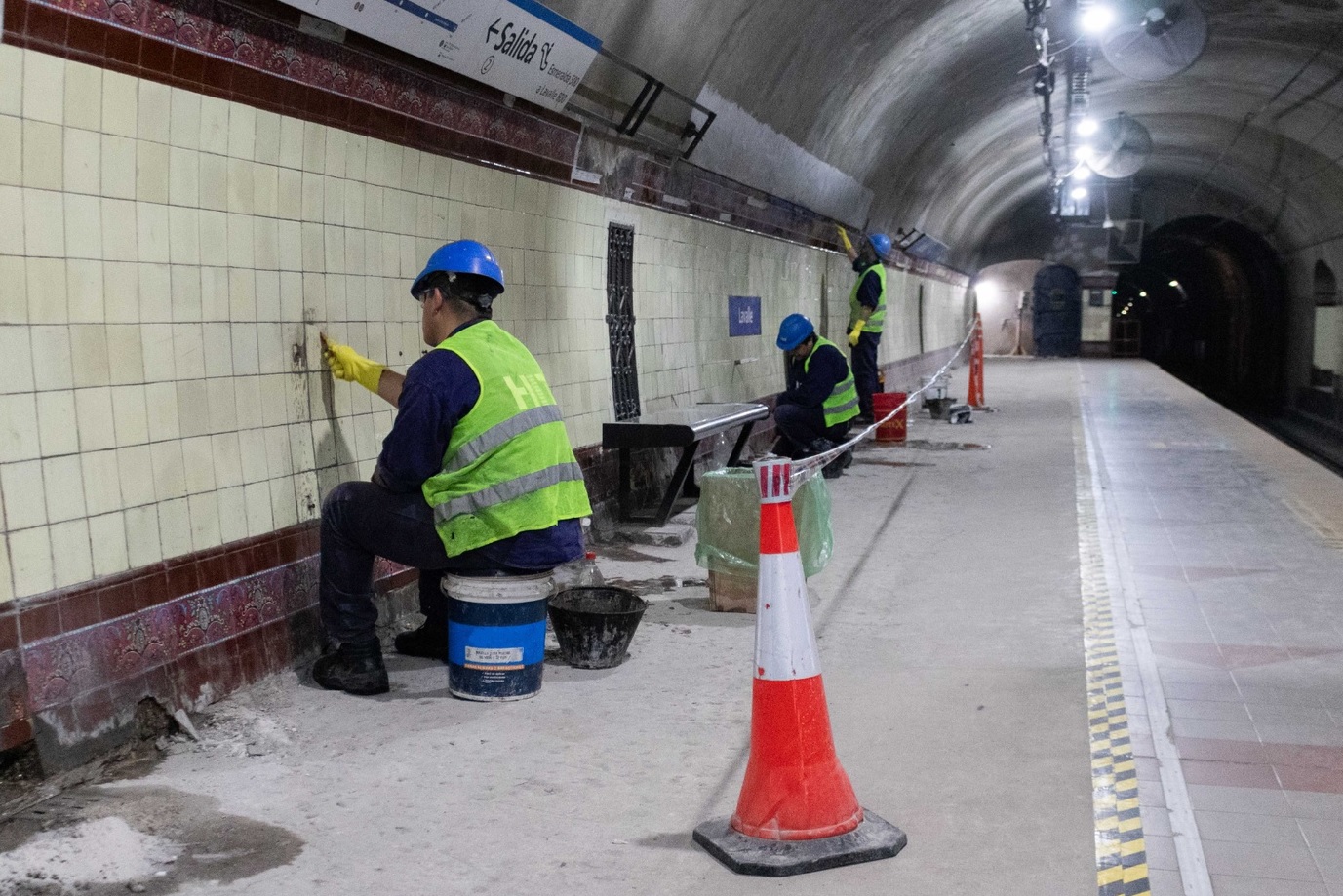 cierre estación Lavalle Línea C