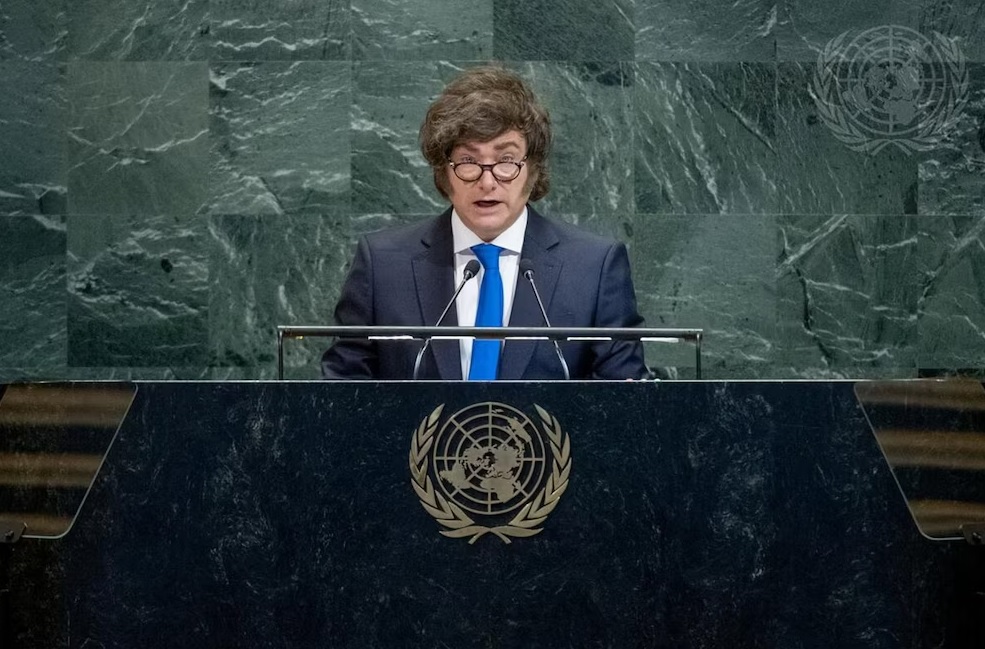 Javier Milei en la ONU Nueva York