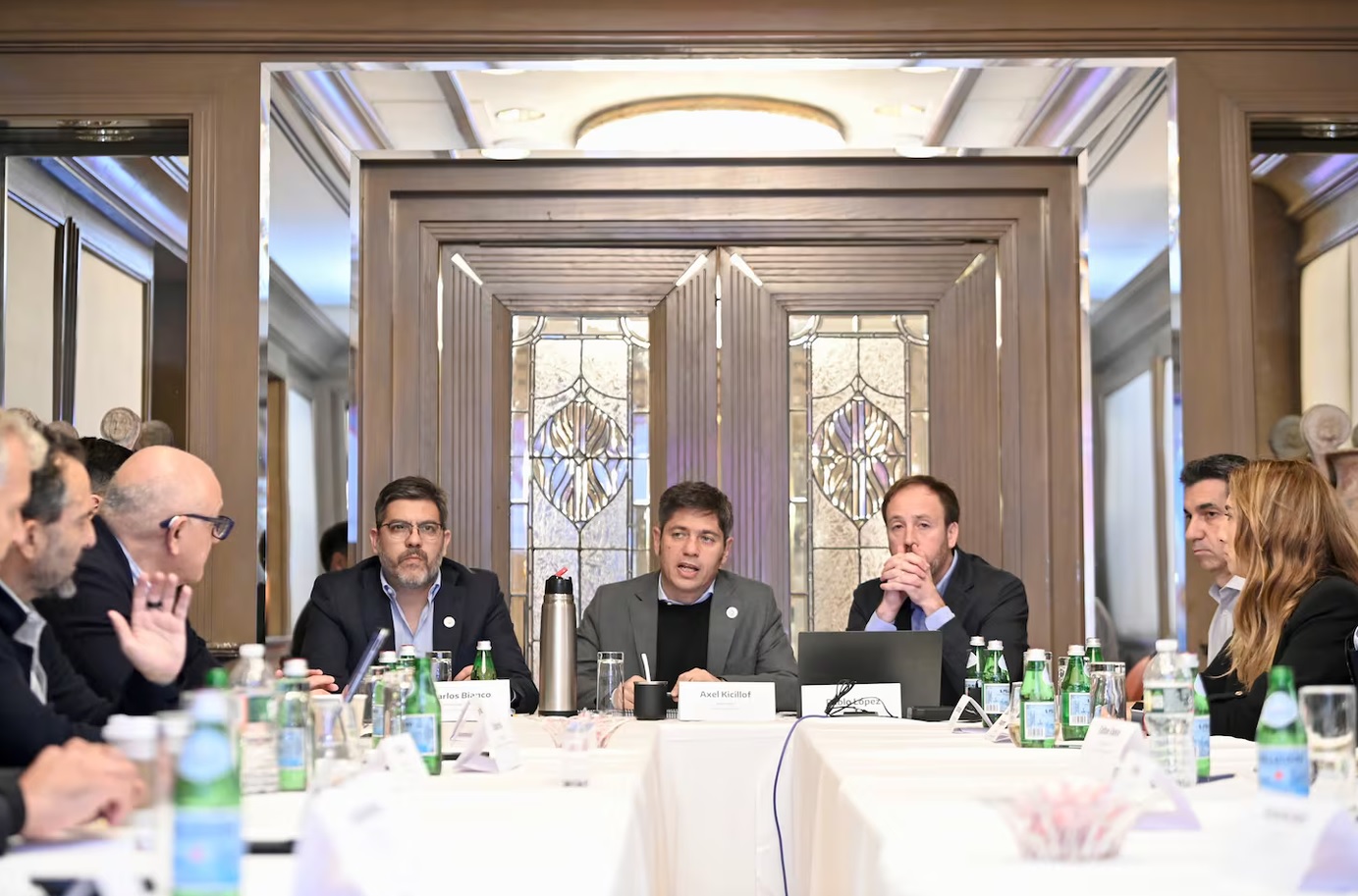 Kicillof en Nueva York