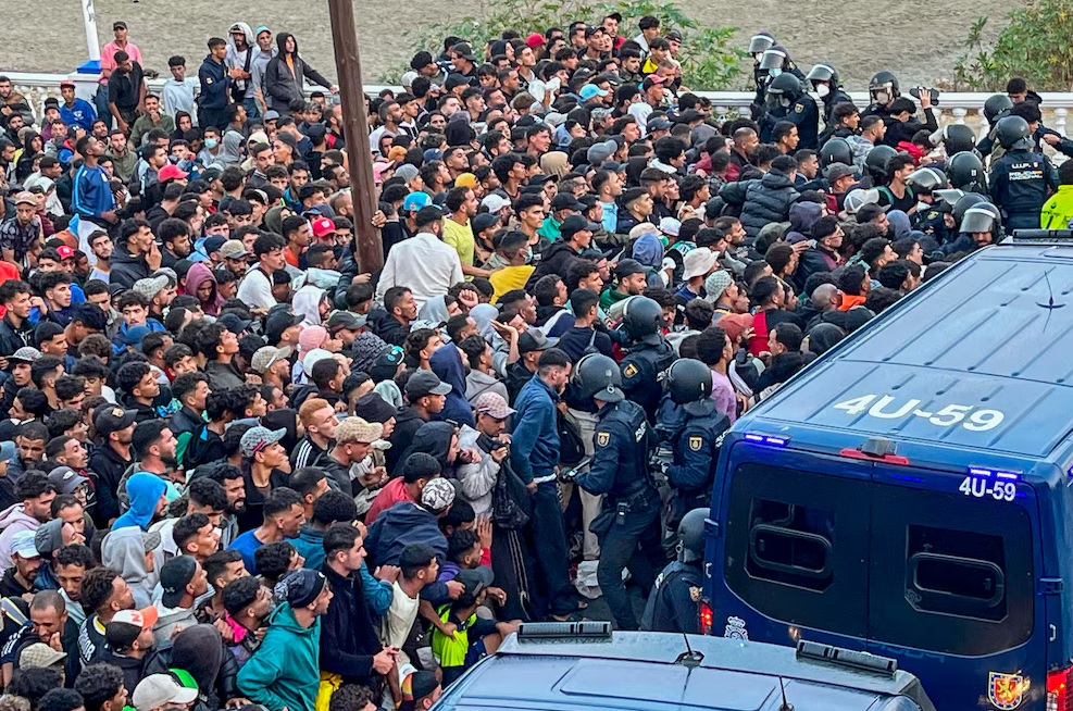 Crisis migratoria en Ceuta
