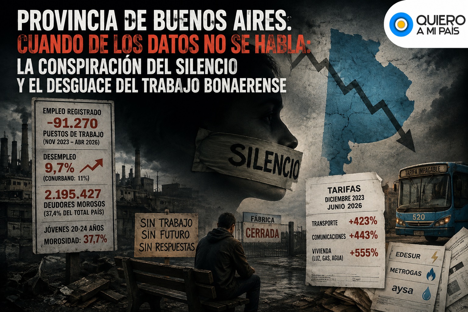 Crisis laboral y productiva en la Provincia de Buenos Aires