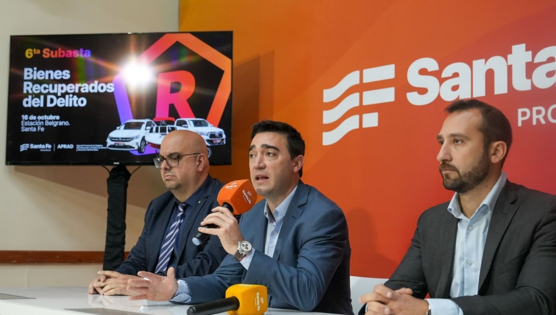 Subasta de bienes incautados en Santa Fe