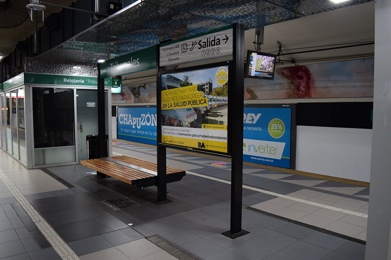 Reabren la estación Tribunales del Subte D