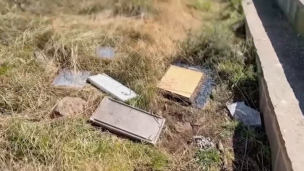 Vandalismo en el Cementerio de Darwin