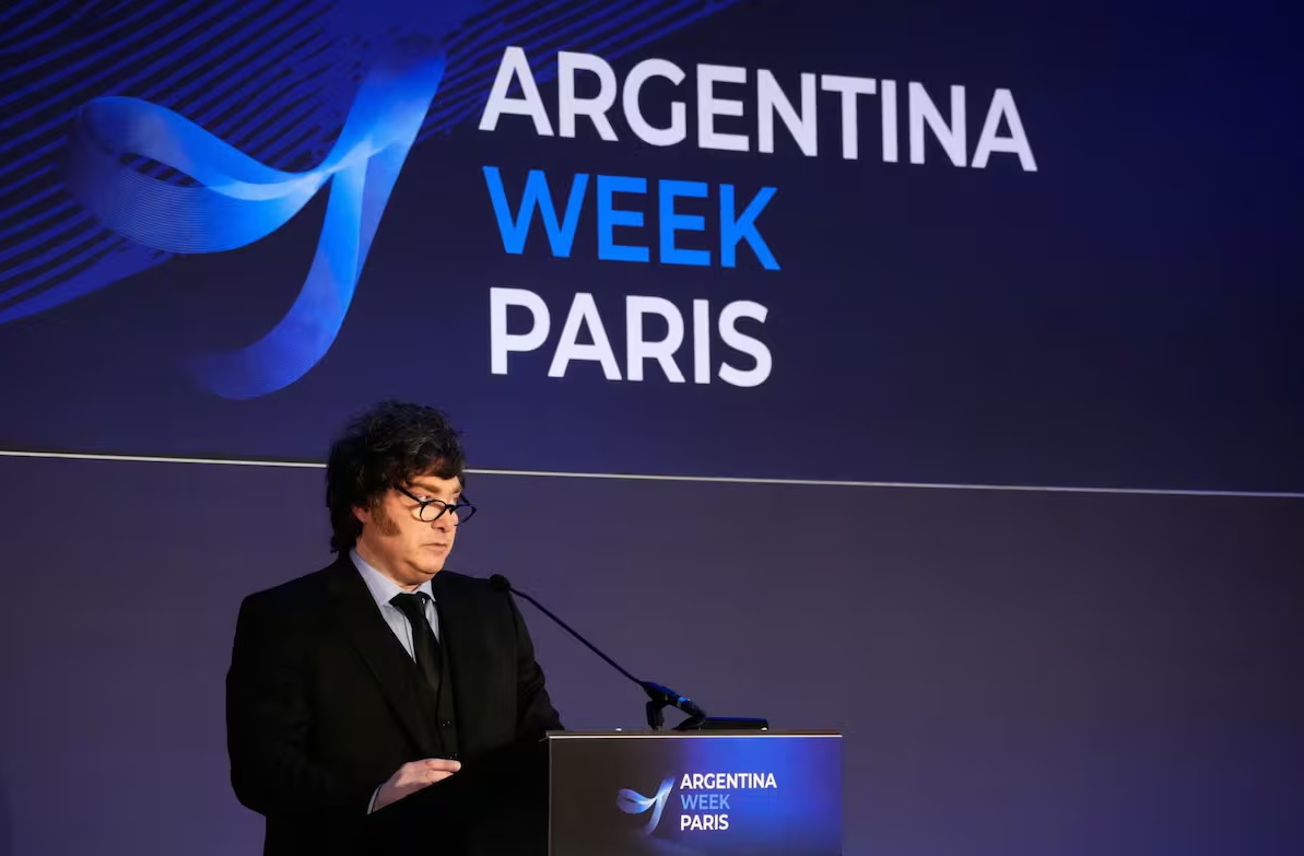 Javier Milei en París