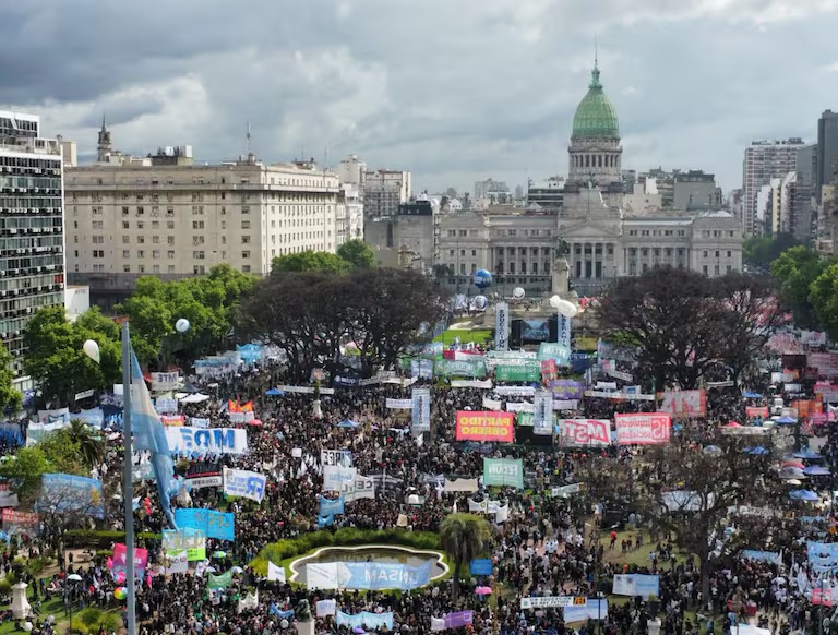 Marcha Federal Universitaria incidentes Congreso