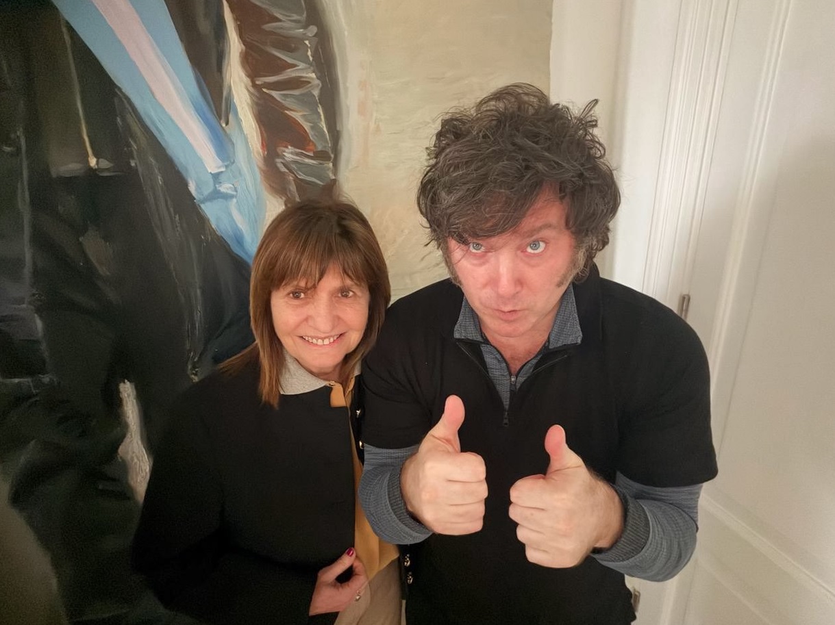 Javier Milei y Patricia Bullrich se reunieron en Olivos